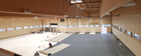 Die neue Turnhalle ist bald nutzbar. (Fotos: Attenhauser) Foto Turnhalle